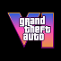 Логотип Grand Theft Auto: Vice City на черном фоне