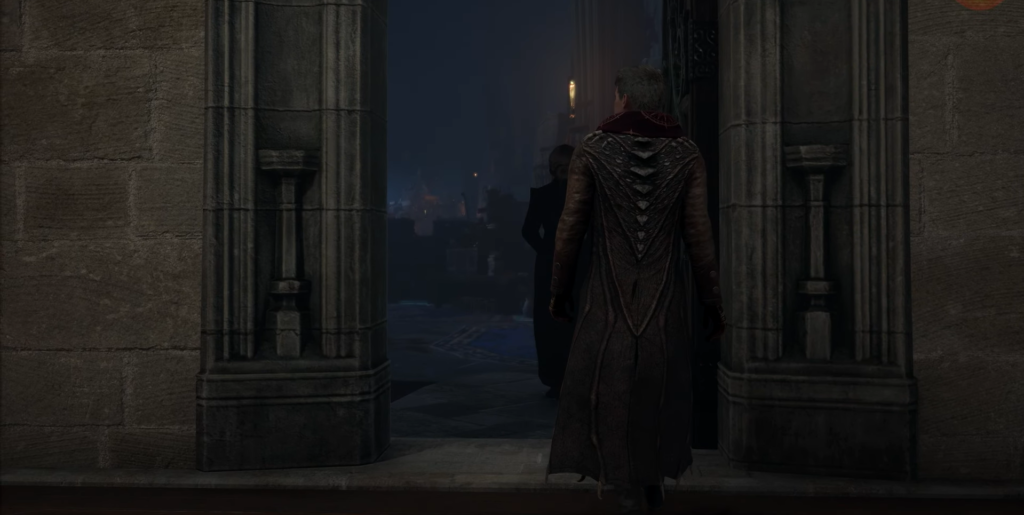 Данте из Devil May Cry входит в каменный портал