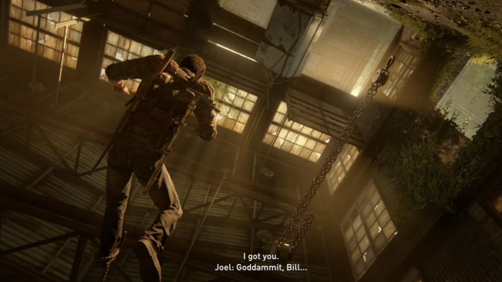 Джоэл из The Last of Us висит в складе