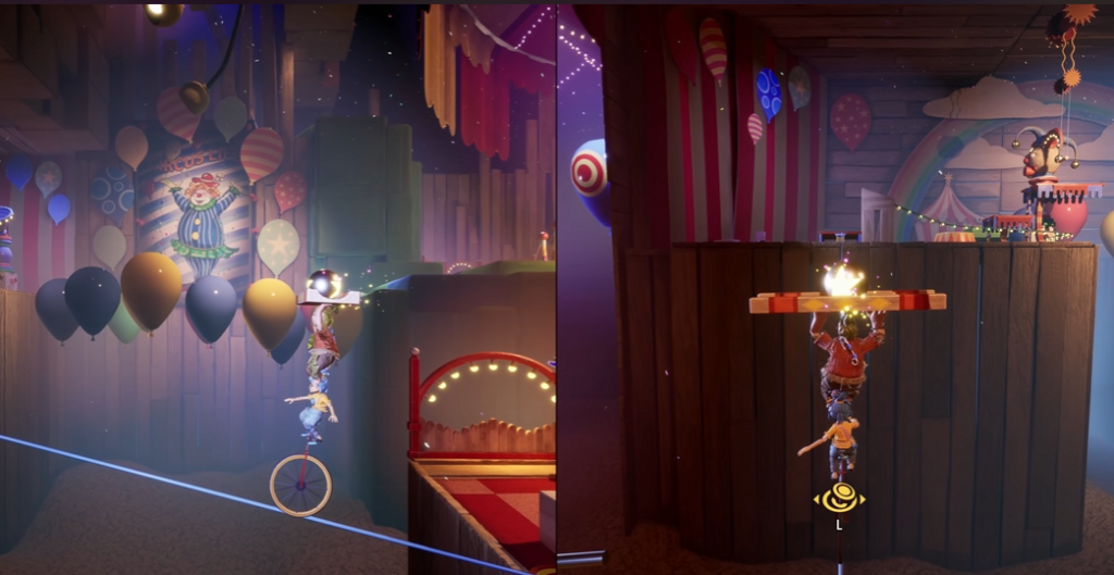 Мэй и Коди из It Takes Two висят в цирке