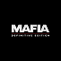 Логотип Mafia Definitive Edition на чёрном фоне